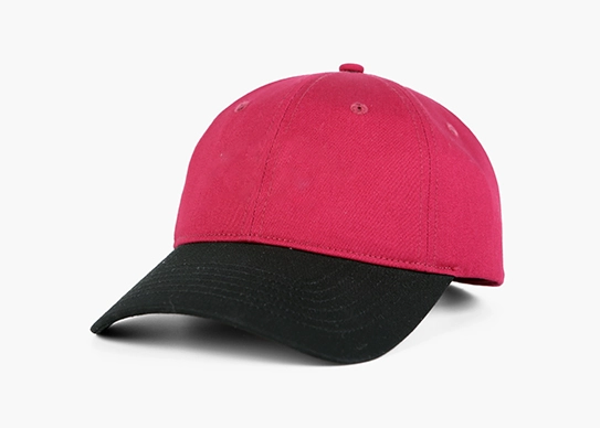 wine and black two tone dad hat