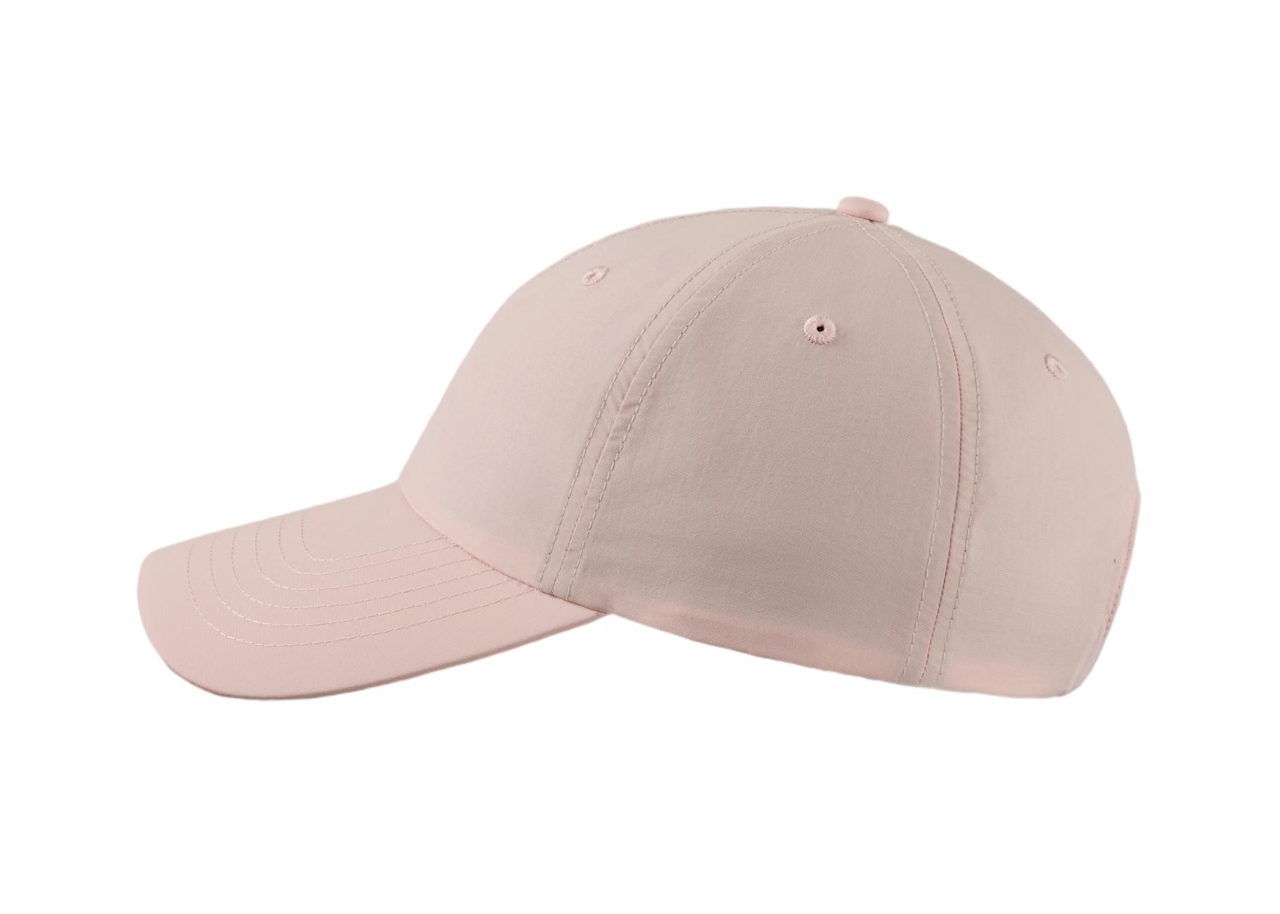 custom new solid quick dry baseball cap pink side