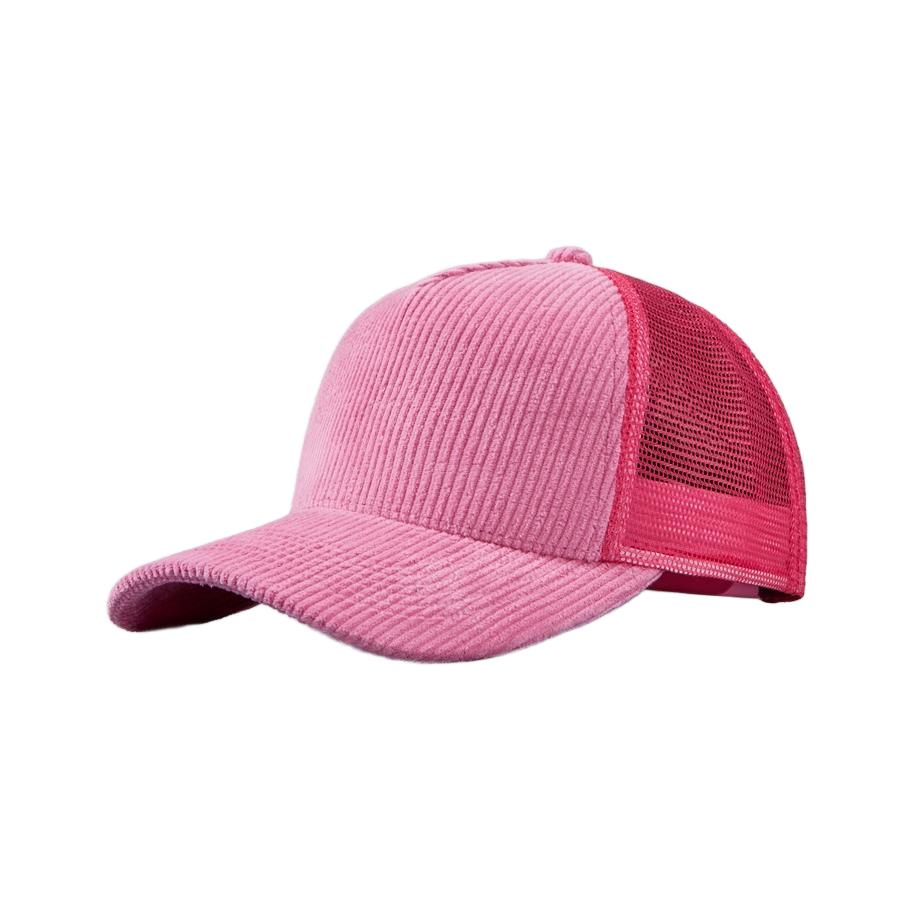 Custom 5 Panel Corduroy Trucker Hats Wholesale - 5129