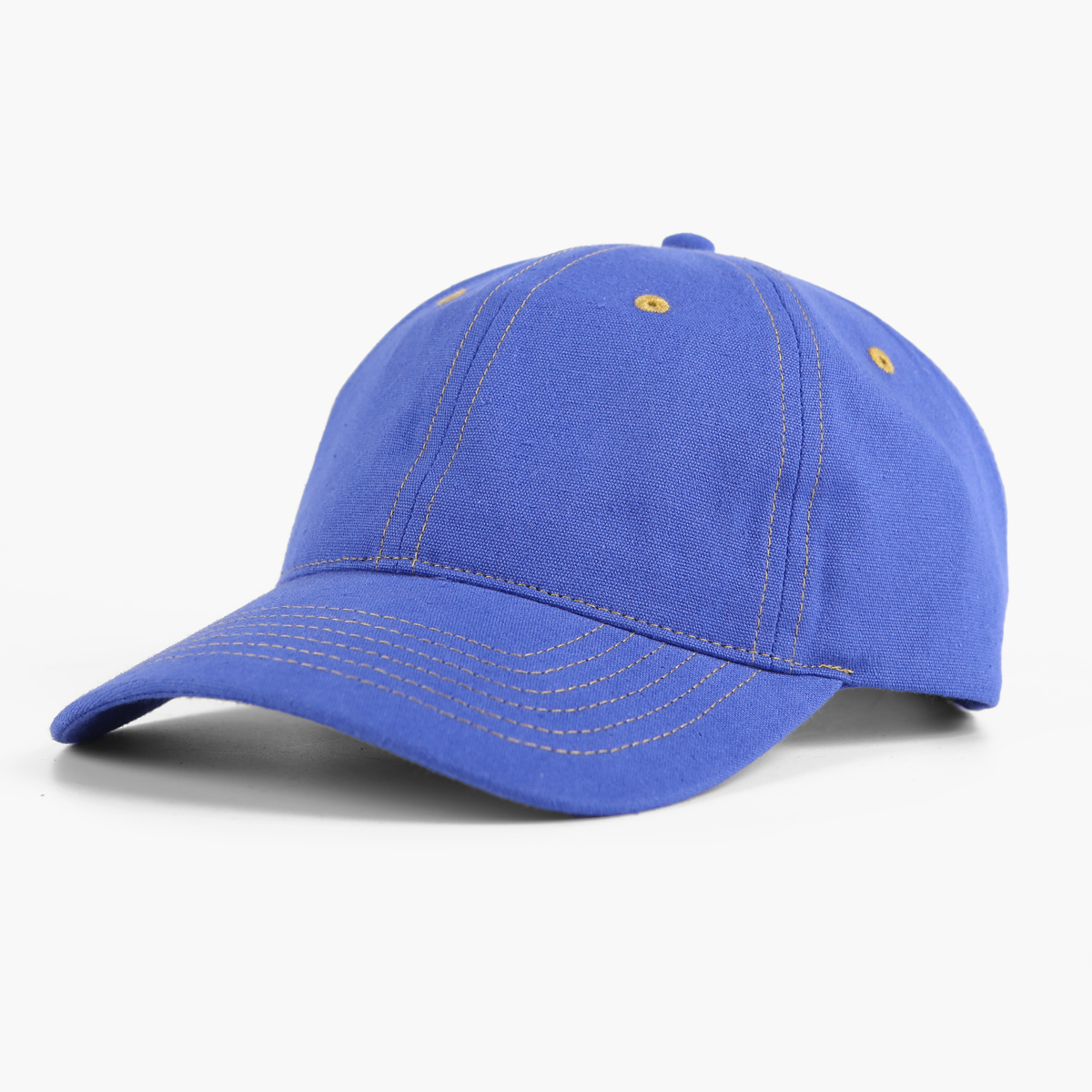 Custom Unstructured Low Profile Canvas Contrast Stitching Dad Hat - 6168