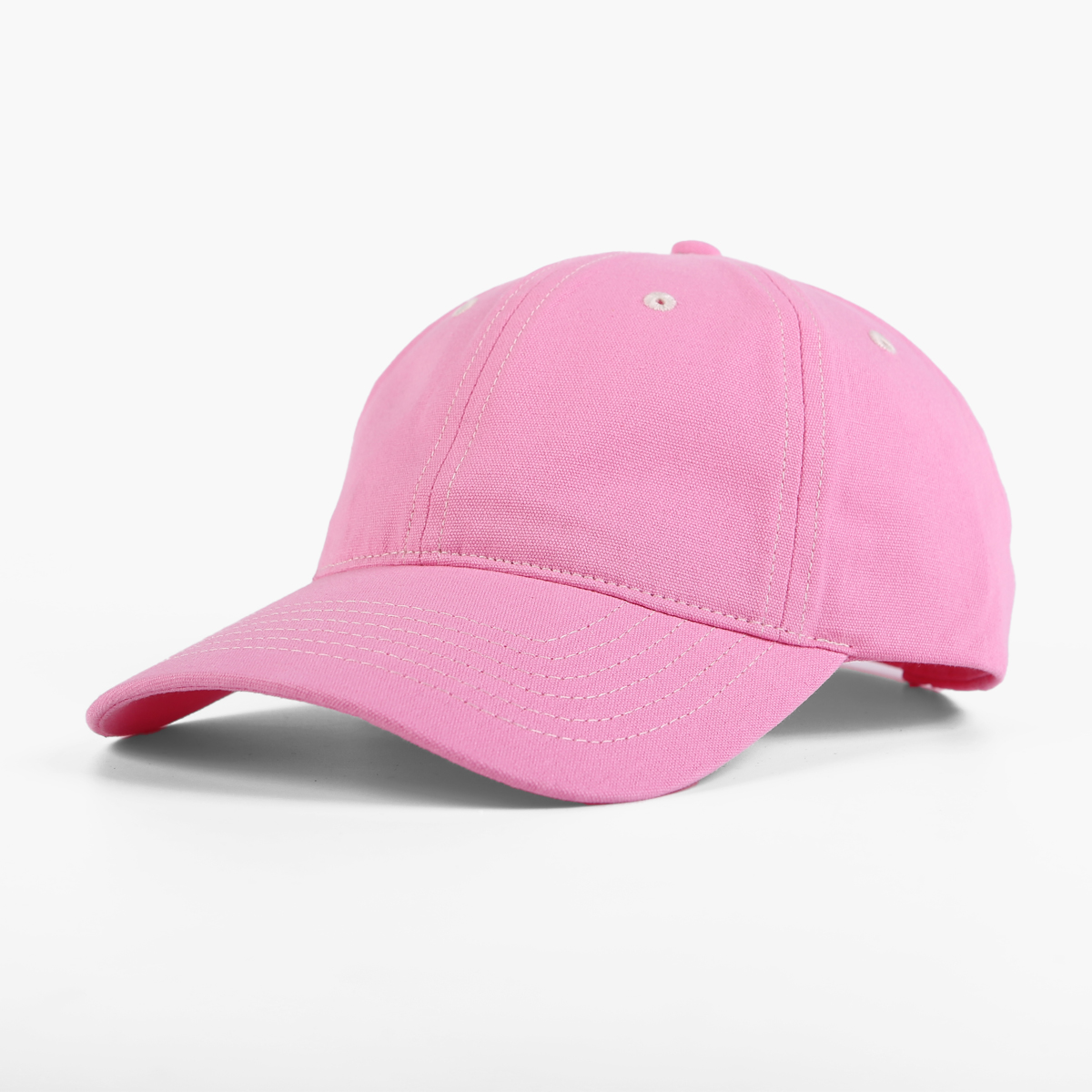Custom Unstructured Low Profile Canvas Contrast Stitching Dad Hat - 6168