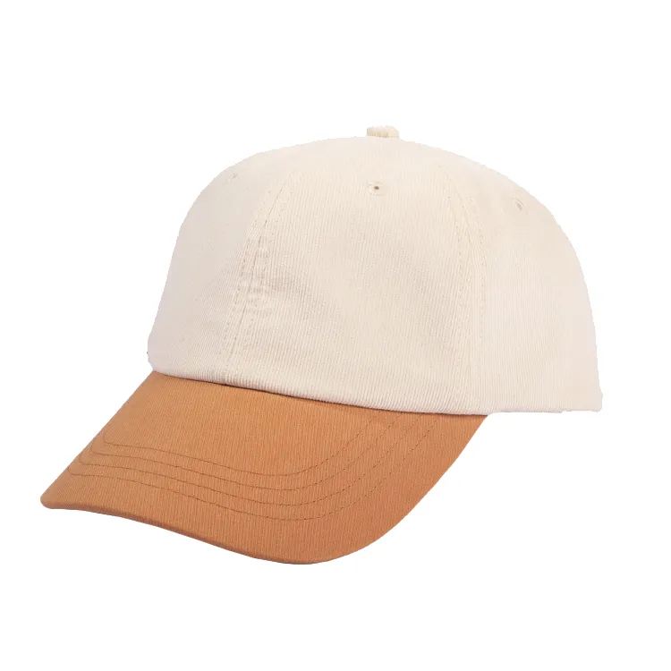 Custom Corduroy Two Tone Dad Hats - 6028